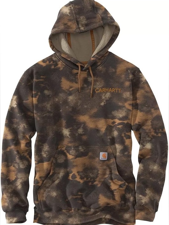 Carhartt Other - Carhartt | Men's Loose Fit Midweight Hooded Watercolor Camo Sweatshirt | 2XL